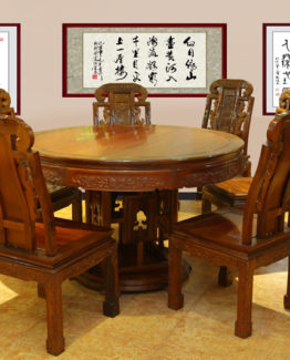 rosewood dining set 5 chairs